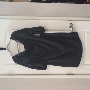 Black Off shoulder cap sleeves 2X cocktail dress